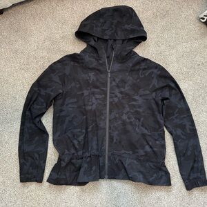 Lululemon Camo Hooded Rain Jacket